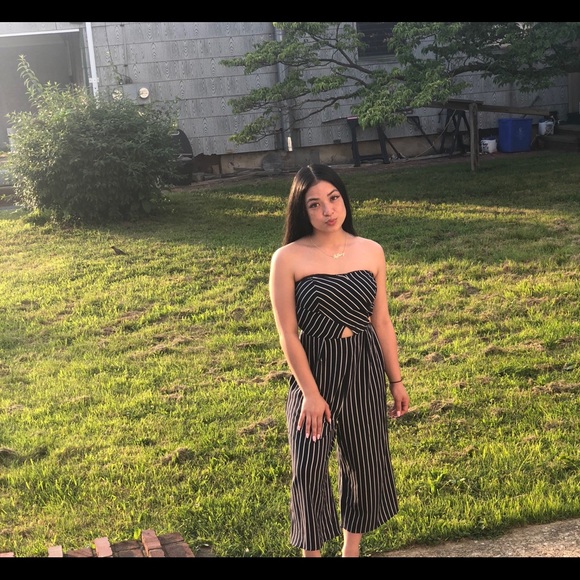 Strapless jumpsuit - Picture 2 of 2